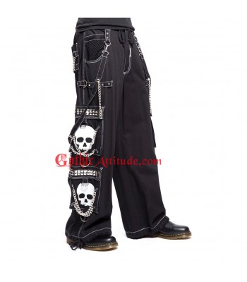 Super Skull Gothic Trouser Cyber Chain Goth Punk Rock Emo Pants Men Gothic Bondage Trouser